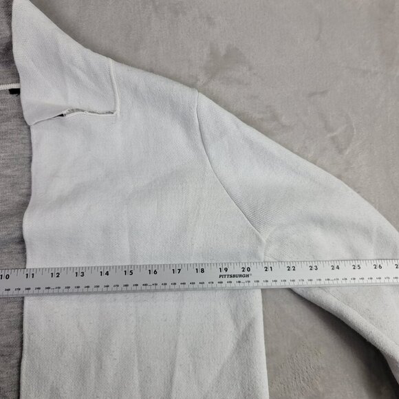 T Tahari White & Gray Colorblock Women's Sweater Cardigan | Size M - Picture 8 of 9